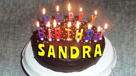 Happy Birthday Sandra Cake