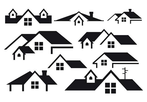 Free Rooftops Vector - Download Free Vector Art, Stock Graphics & Images