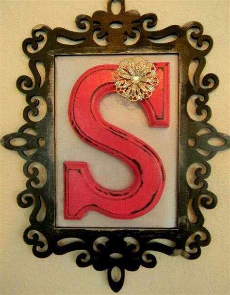 I know you can get the wood mock frame from michaels craft store | Monogram initials wooden ...