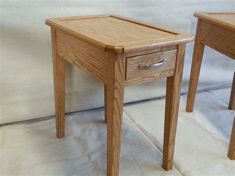 Hand Made Oak End Table by Prokops woodshop | CustomMade.com