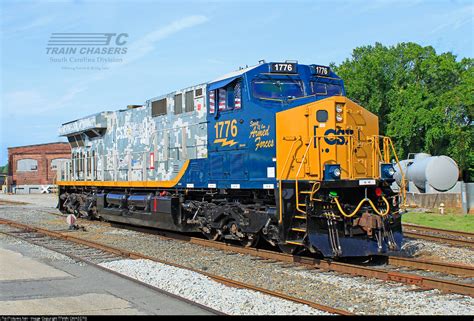 RailPictures.Net Photo: CSXT 1776 CSX Transportation (CSXT) ES44AH at Spencer, North Carolina by ...