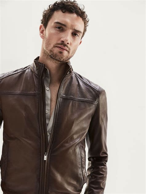 MASSIMO DUTTI | Leather jacket style, Jackets, Leather jacket