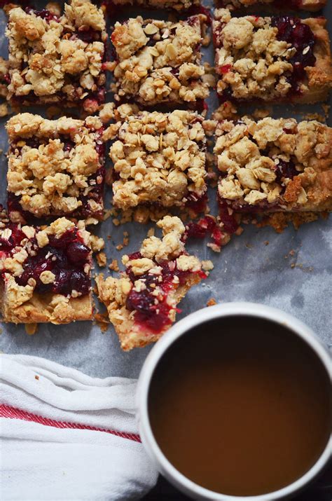 Cranberry Orange Shortbread Bars | Fork Vs Spoon