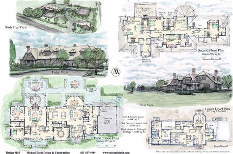 Mansion Floor Plans: 243 Hedges Lane, Sagaponack, New York