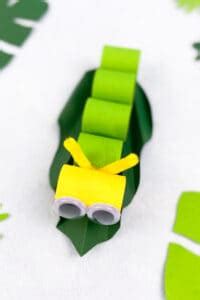 Easy Paper Caterpillar Craft For Kids - Made with HAPPY