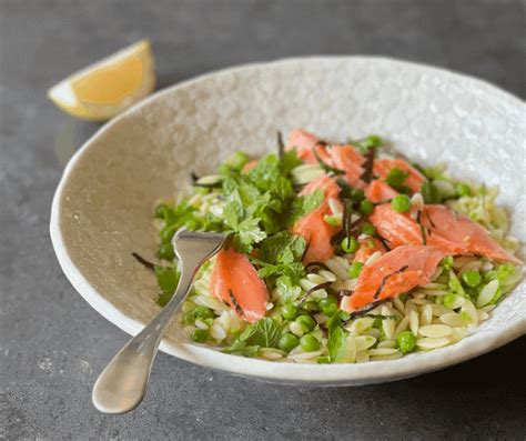 Oven-baked Big Glory Bay Salmon Salad — Outstanding Food Producer Awards