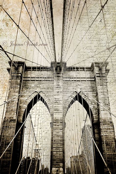 Brooklyn Bridge Vintage New York Brooklyn Bridge Art - Etsy