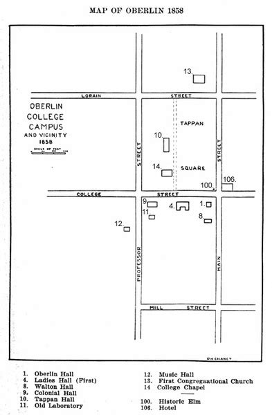 Oberlin Campus 1858 · Maps · Oberlin College Archives