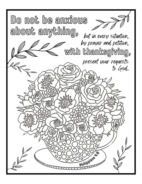 Scripture Coloring Pages: Philippians - Must Love Lists