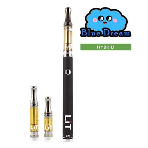 Blue Dream THC Vape Pen Kit or Refill Cartridge (Hybrid) | LiT Vape Pens | #1 Weed Vape Pen