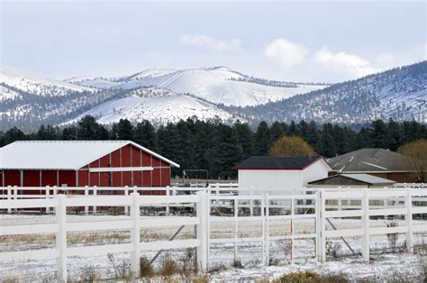 Snowy Farm Free Stock Photo - Public Domain Pictures