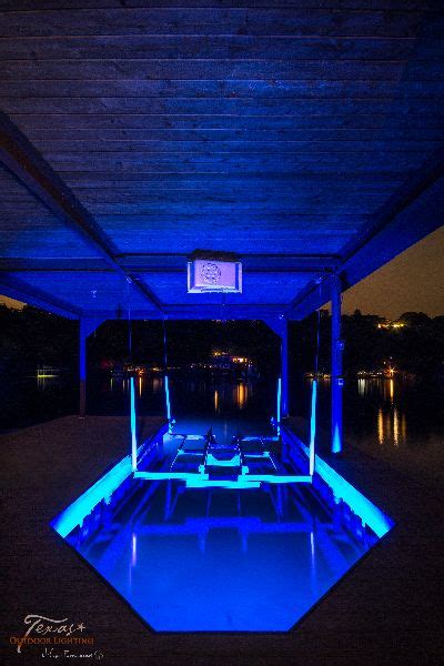 Texas Outdoor Lighting Photo Gallery | Lake beach house, Lake boat, Lake dock