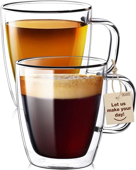 Buy Eparé - Insulated Glass Coffee Mugs Set Online at desertcartPAKISTAN