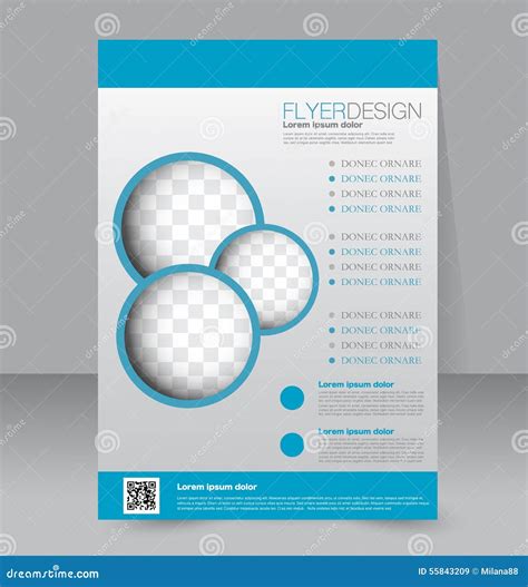 Flyer Template. Business Brochure Stock Vector - Illustration of book, marketing: 55843209