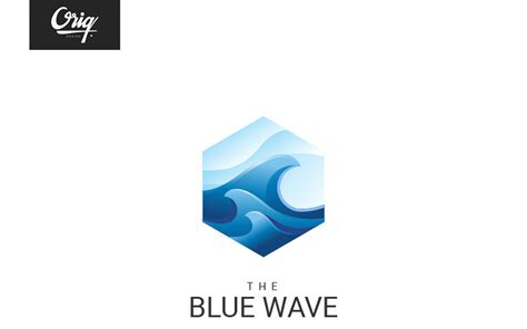 Blue Wave Logo Template #76342 - TemplateMonster