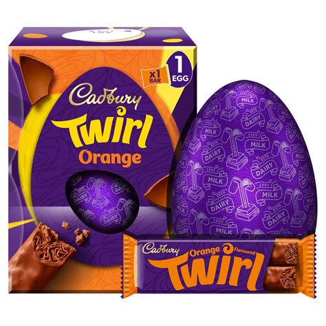 Cadbury Twirl Orange Easter Egg 198g | Easter Eggs | Iceland Foods