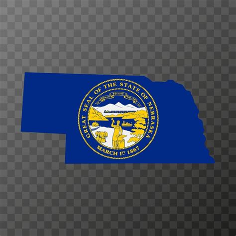 Nebraska state flag. Vector illustration. 13430825 Vector Art at Vecteezy