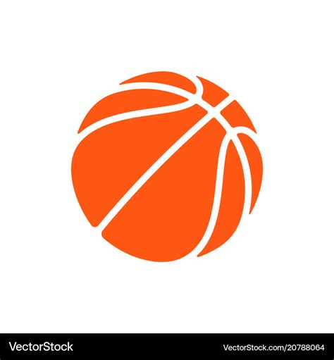 Basketball logo icon streetball Royalty Free Vector Image