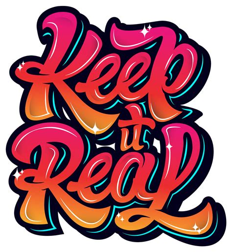 Keep It Real Graffiti Clipart - Full Size Clipart (#1363216) - PinClipart