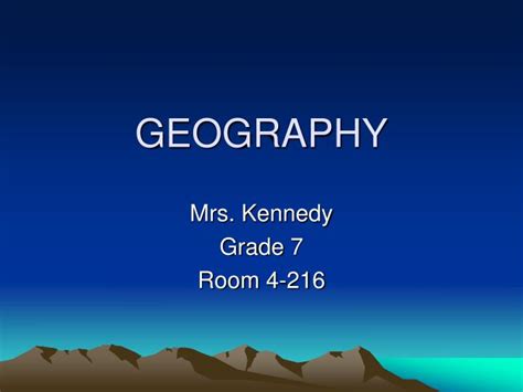 PPT - GEOGRAPHY PowerPoint Presentation, free download - ID:3558725