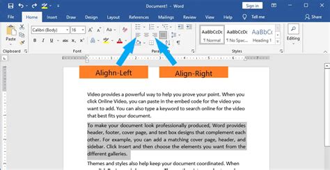 Ways On How To Align Text in Microsoft Word - Text Alignment