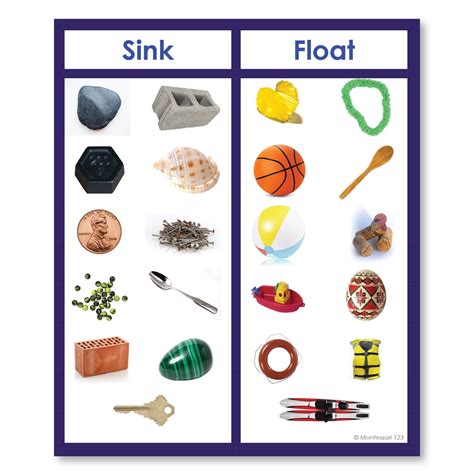 Float or Sink Photograph Sorting Cards | Montessori123 | Primary — Montessori 123