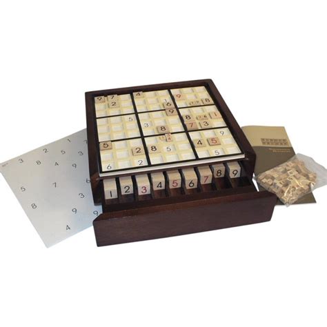 Wooden Deluxe Sudoku Board Game | Board games, Sudoku, Wooden