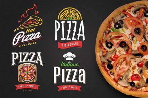 Pizza Logo Templates (19647) | Logos | Design Bundles