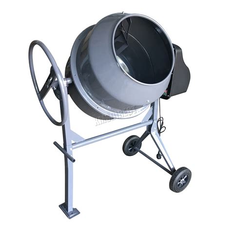 Switzer Electric Cement Mixer – Portable Mortar Plaster Concrete Drum 650W 180L | eBay