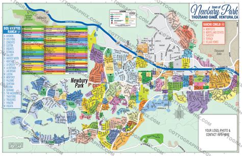 Newbury Park Map, Thousand Oaks, Ventura County, CA – Otto Maps