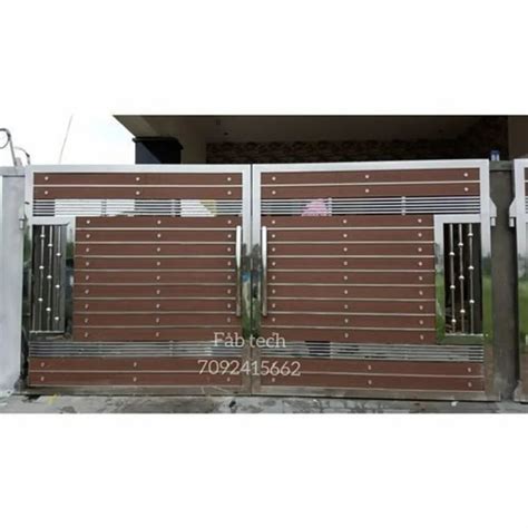 Simple Stainless Steel Main Entrance Gates, For Home at Rs 1650/sq ft in Chennai