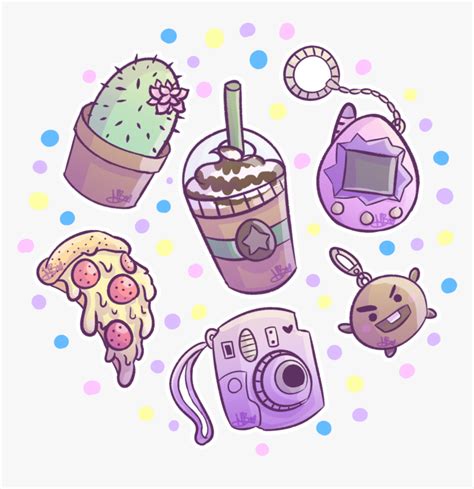 #sticker #anime #food #kawaii #tumblr #aesthetic #cute - Purple Food Pastel Aesthetic, HD Png ...