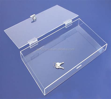 Acrylic Lock Box,Clear Acrylic Box Case With Lock - Buy Acrylic Lock Box,Lock Box,Clear Plastic ...