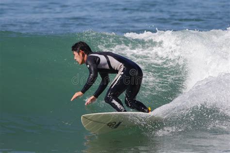 Manhattan Beach Surfing editorial image. Image of ride - 26922505