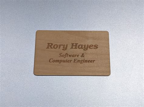 $2 DIY custom NFC Business Cards - RoryHay.es