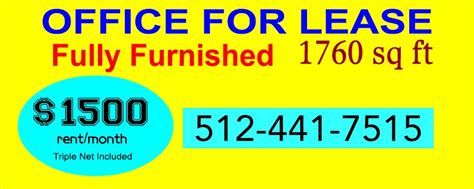 Office for lease fully furnished printed vinyl banners, AllstateBanners.com | Real estate banner ...