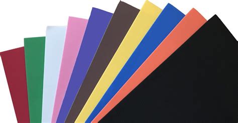 9x12" assorted color foam sheets - DBLG Import