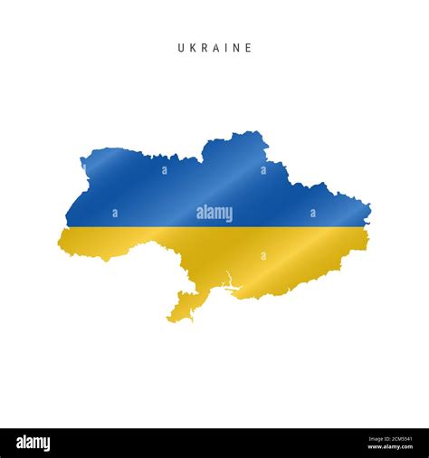 Detailed waving flag map of Ukraine. map with masked flag Stock Photo - Alamy