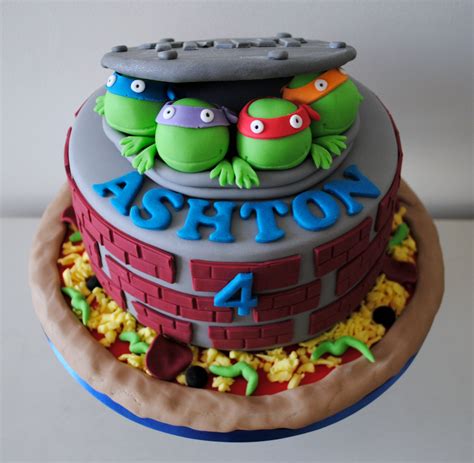 Miss Cupcakes» Blog Archive » Teenage mutant ninja turtle birthday cake