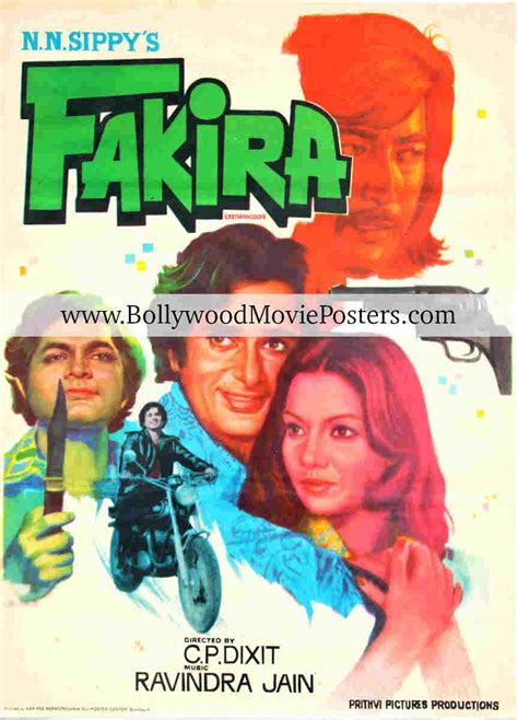 Buy old Bollywood posters online: Rare vintage Fakira movie poster sale