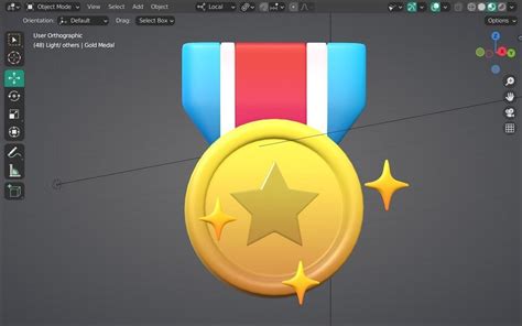 3D model Gold Medal Emoji new Animated VR / AR / low-poly | CGTrader