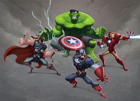 The Avengers (Marvel) - Character Design on Behance