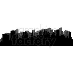 skyline vector clipart #410445 at Graphics Factory.