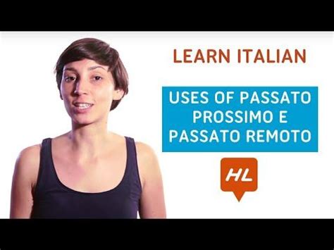 The Passato Remoto is an Italian past tense used in specific cases: learn more about it and read ...