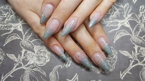 Acrylic nails with glitter tips | Nic Senior | Flickr