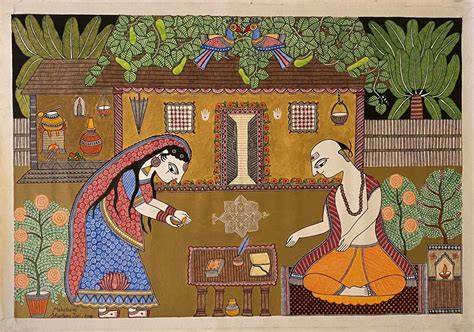 Mithila Painting — Mithila Art: A Group Exhibition at Tachair | Painting, Madhubani painting ...