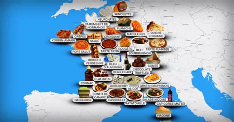 Food Map of France: 958 Traditional Dishes and Food Products | French ...