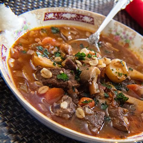 Best Leftover Prime Rib Beef Barley Soup With Mushrooms | Bake It With Love