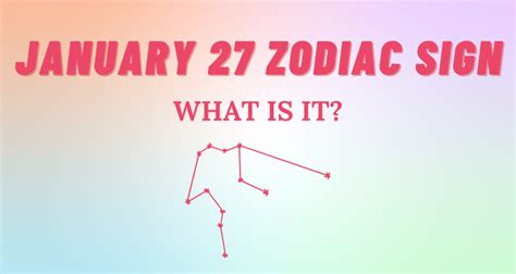 January 27 Zodiac Sign Explained | So Syncd