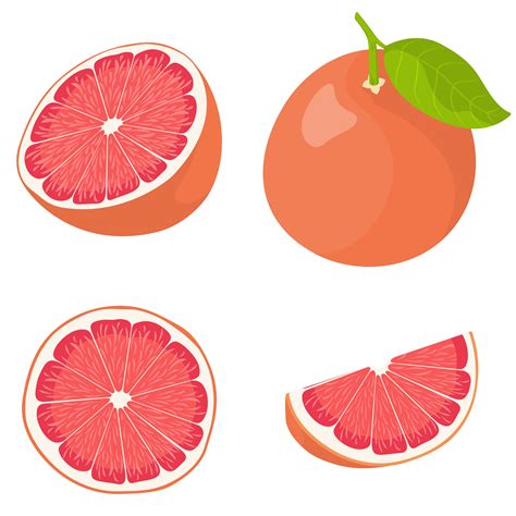 Grapefruit Pucker Clipart